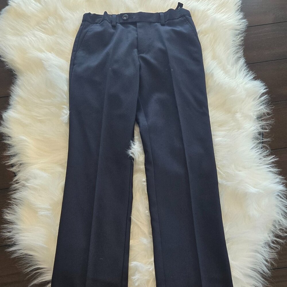 Classic Club Boys Navy Blue Dress Pants - Modern Fit - Youth size 7